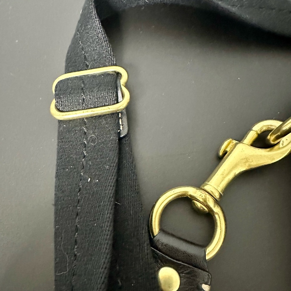 Coach Black and Grayish Tan Legacy Crossbody Bag. EUC W Coach Tag & Bag Charm. - Picture 13 of 14
